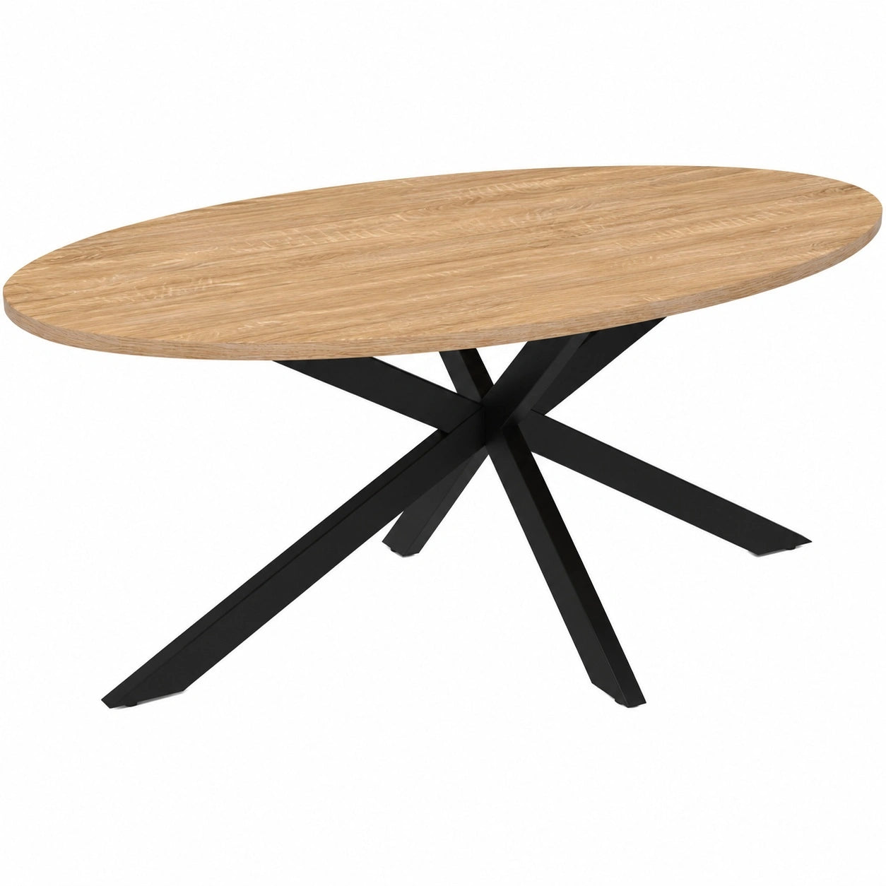 table-basse-ovale-en-bois-avec-pied-noir-wdzdh11491rq
