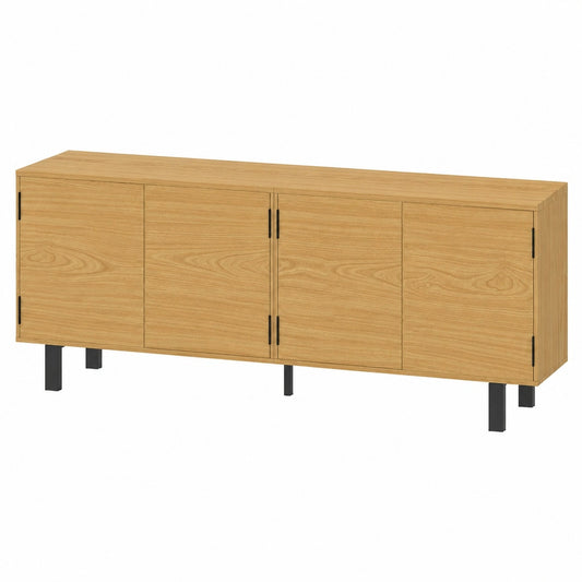 meuble-tv-avec-portes-a-pression-pour-ecran-jusqu-a-82-pouces-effet-bois-naturel-fgmrq11440lk